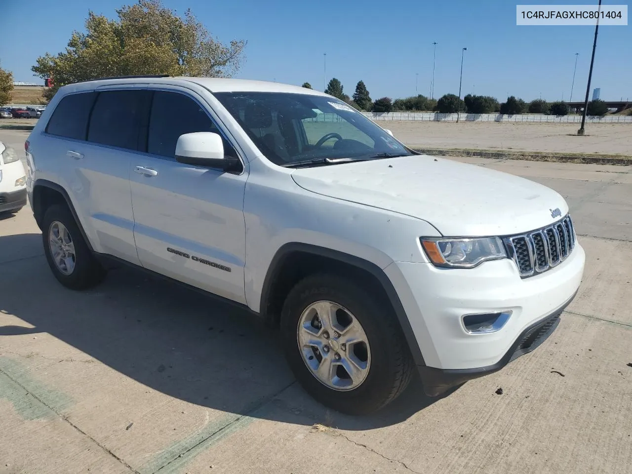 2017 Jeep Grand Cherokee Laredo VIN: 1C4RJFAGXHC801404 Lot: 77257434