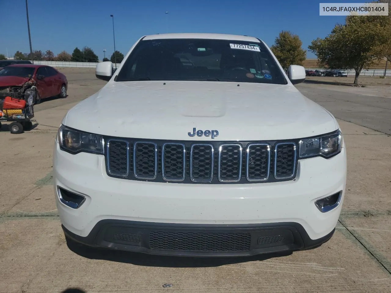 2017 Jeep Grand Cherokee Laredo VIN: 1C4RJFAGXHC801404 Lot: 77257434