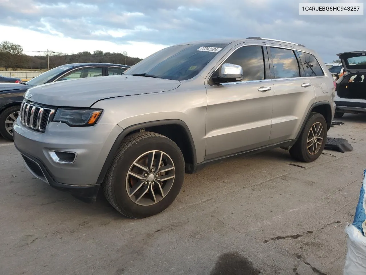 2017 Jeep Grand Cherokee Limited VIN: 1C4RJEBG6HC943287 Lot: 77282584