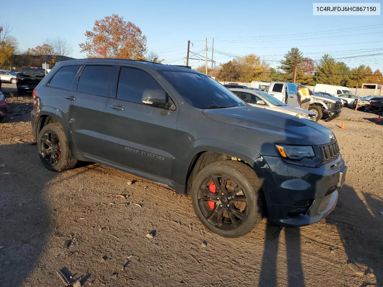 2017 Jeep Grand Cherokee Srt-8 VIN: 1C4RJFDJ6HC867150 Lot: 77307094