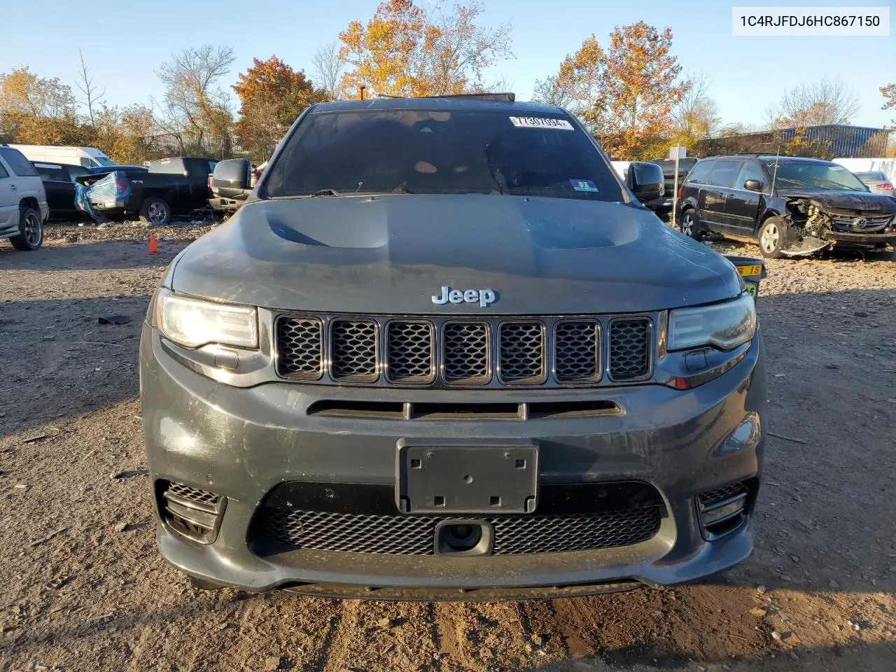 2017 Jeep Grand Cherokee Srt-8 VIN: 1C4RJFDJ6HC867150 Lot: 77307094