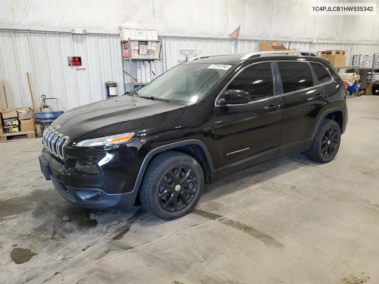 2017 Jeep Cherokee Latitude VIN: 1C4PJLCB1HW535342 Lot: 77319794