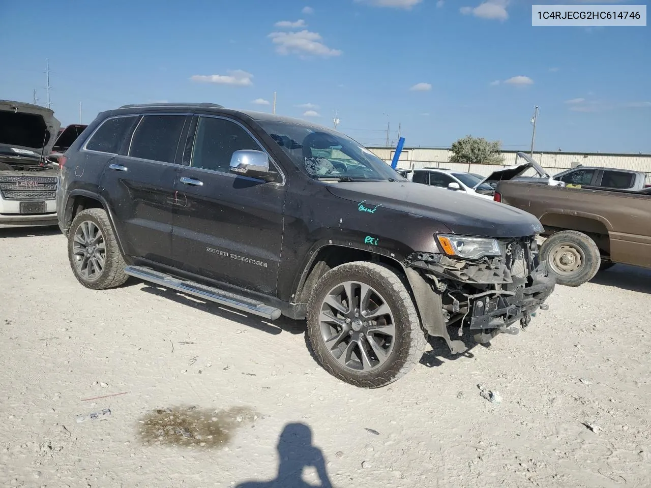 1C4RJECG2HC614746 2017 Jeep Grand Cherokee Overland