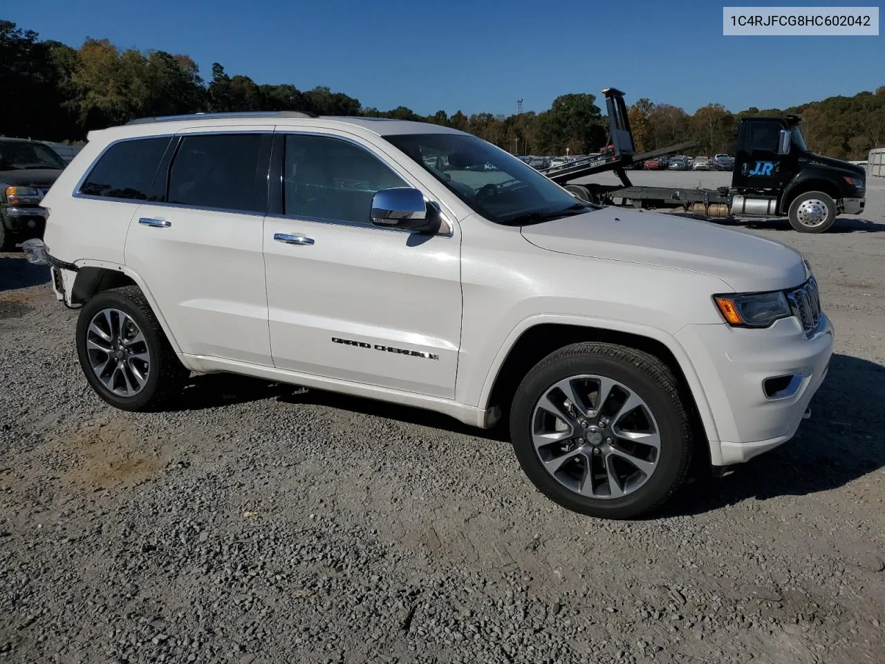 2017 Jeep Grand Cherokee Overland VIN: 1C4RJFCG8HC602042 Lot: 77369554