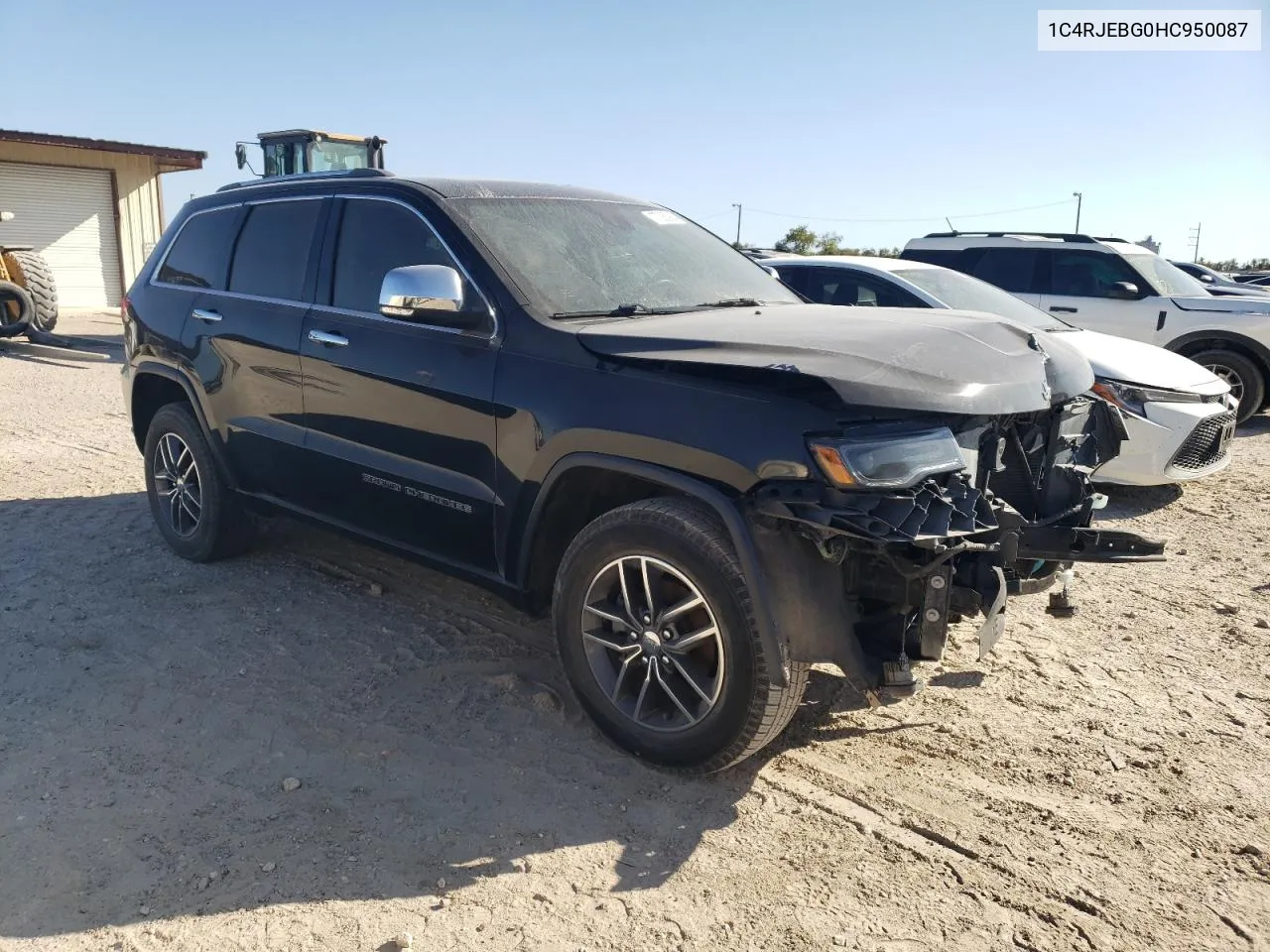 2017 Jeep Grand Cherokee Limited VIN: 1C4RJEBG0HC950087 Lot: 77383984