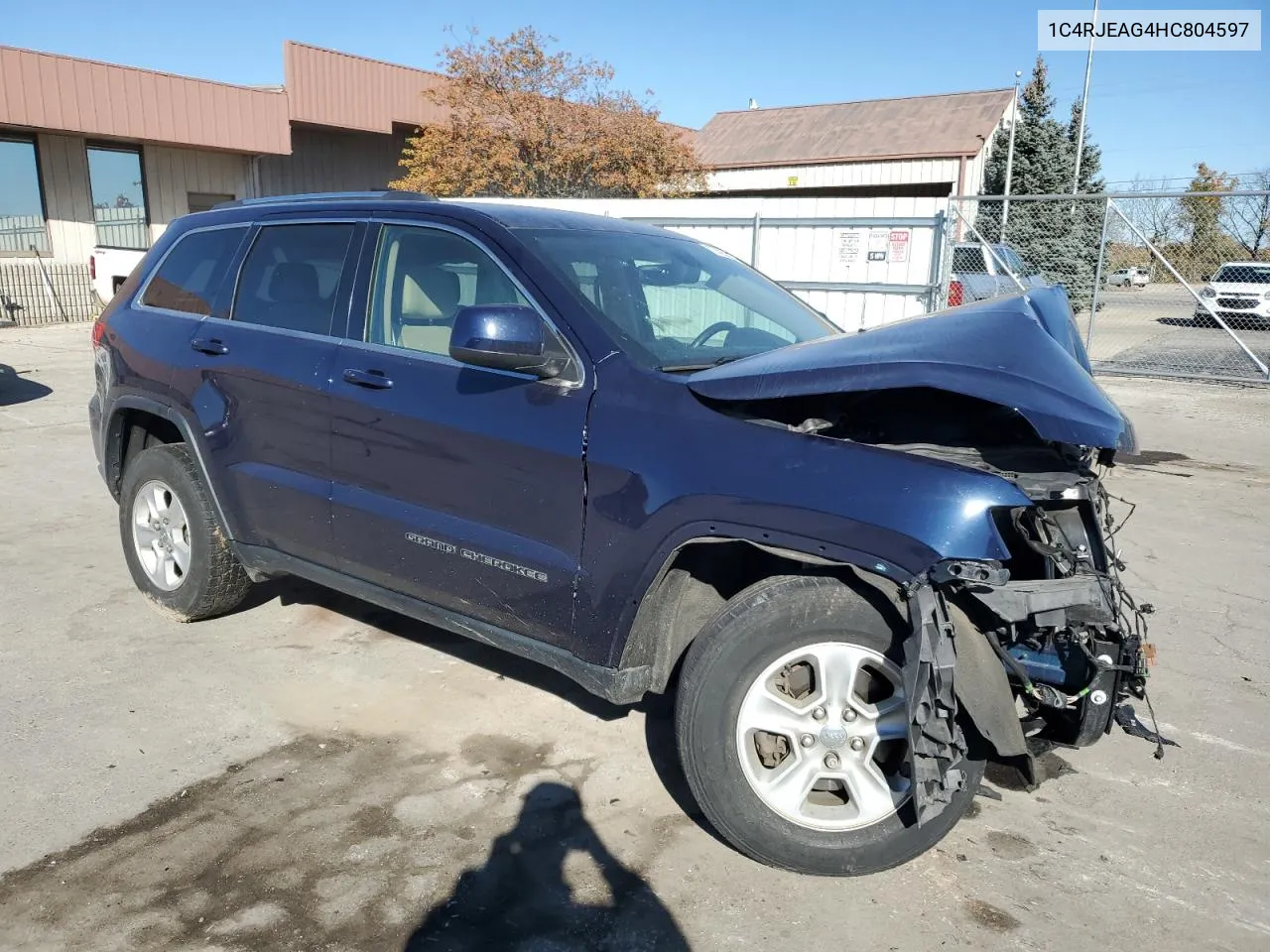 2017 Jeep Grand Cherokee Laredo VIN: 1C4RJEAG4HC804597 Lot: 77425394