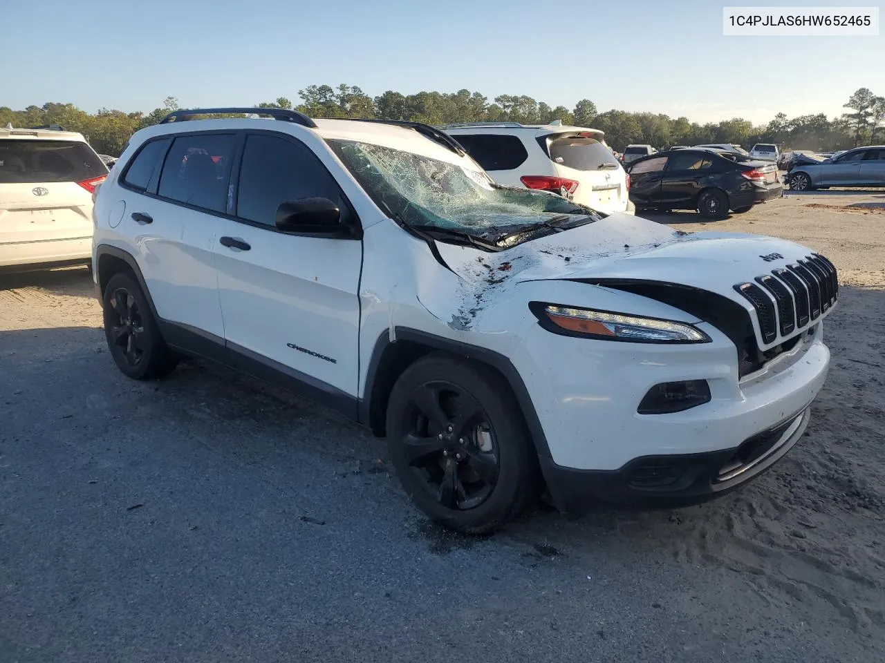 2017 Jeep Cherokee Sport VIN: 1C4PJLAS6HW652465 Lot: 77450574