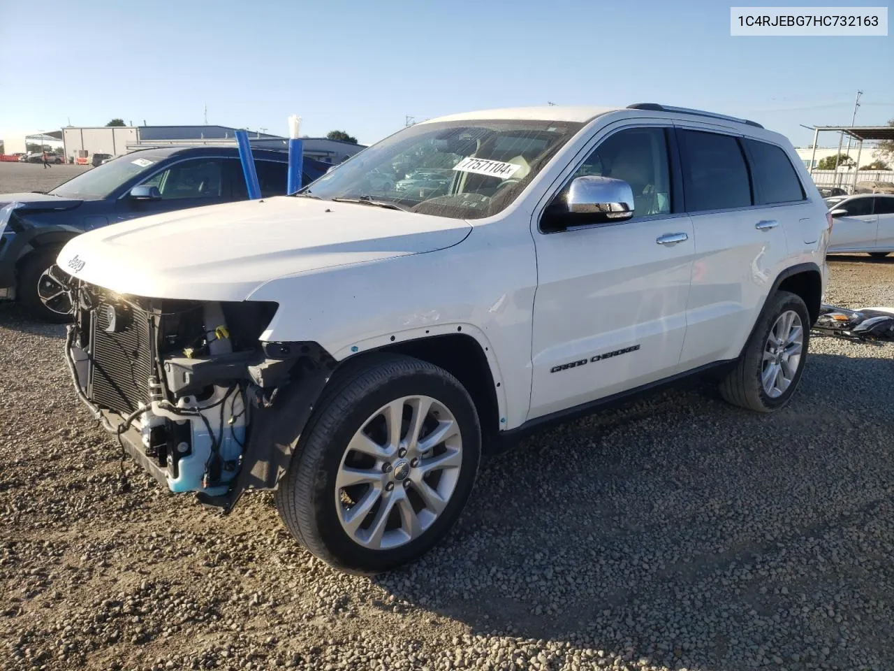 2017 Jeep Grand Cherokee Limited VIN: 1C4RJEBG7HC732163 Lot: 77571104