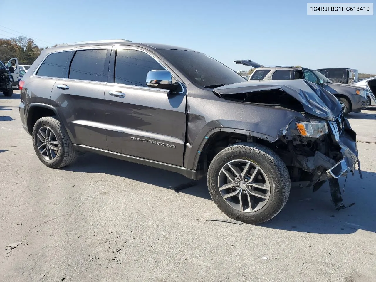 2017 Jeep Grand Cherokee Limited VIN: 1C4RJFBG1HC618410 Lot: 77593384