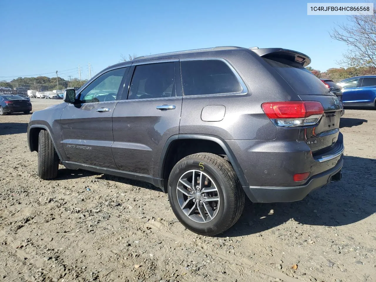 2017 Jeep Grand Cherokee Limited VIN: 1C4RJFBG4HC866568 Lot: 77654904