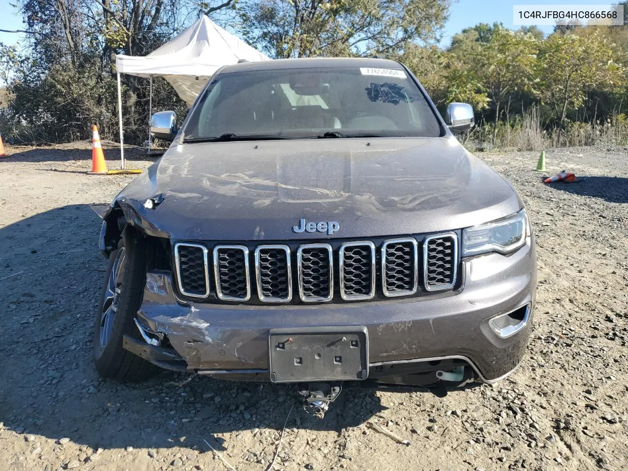 2017 Jeep Grand Cherokee Limited VIN: 1C4RJFBG4HC866568 Lot: 77654904