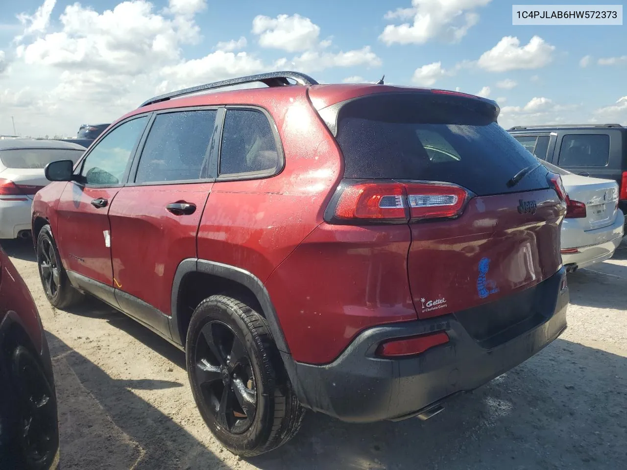 2017 Jeep Cherokee Sport VIN: 1C4PJLAB6HW572373 Lot: 77675834