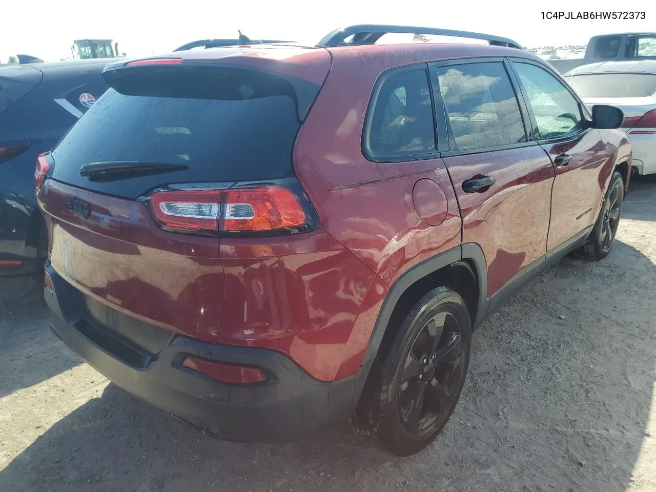 2017 Jeep Cherokee Sport VIN: 1C4PJLAB6HW572373 Lot: 77675834