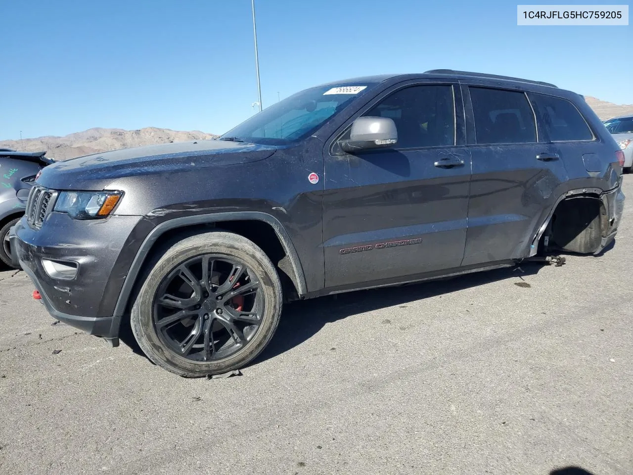 2017 Jeep Grand Cherokee Trailhawk VIN: 1C4RJFLG5HC759205 Lot: 77686624