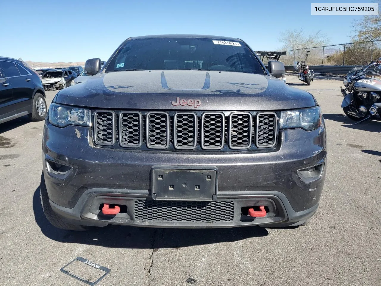 2017 Jeep Grand Cherokee Trailhawk VIN: 1C4RJFLG5HC759205 Lot: 77686624