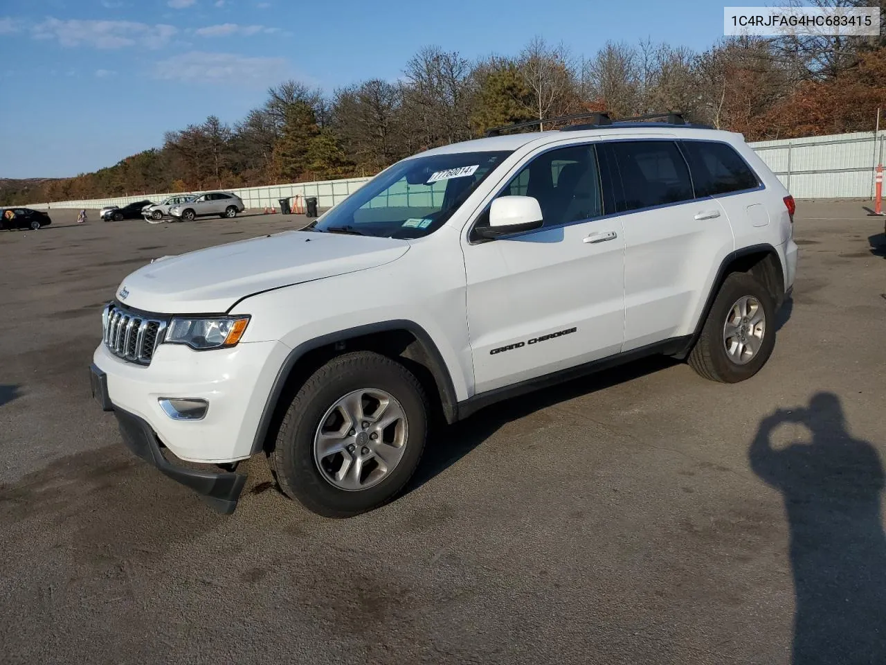 2017 Jeep Grand Cherokee Laredo VIN: 1C4RJFAG4HC683415 Lot: 77760014