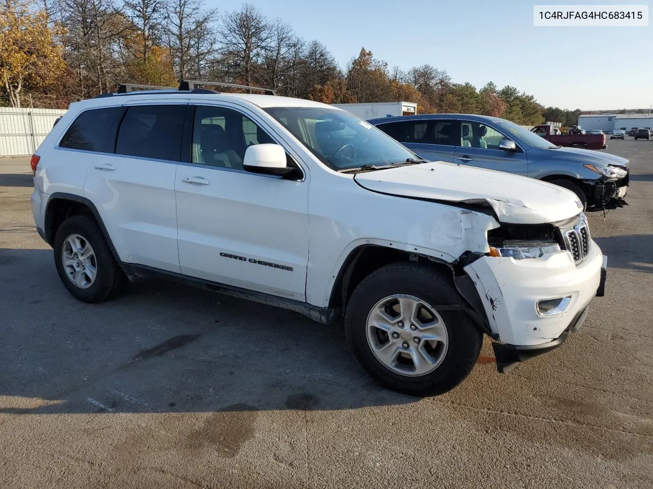 2017 Jeep Grand Cherokee Laredo VIN: 1C4RJFAG4HC683415 Lot: 77760014