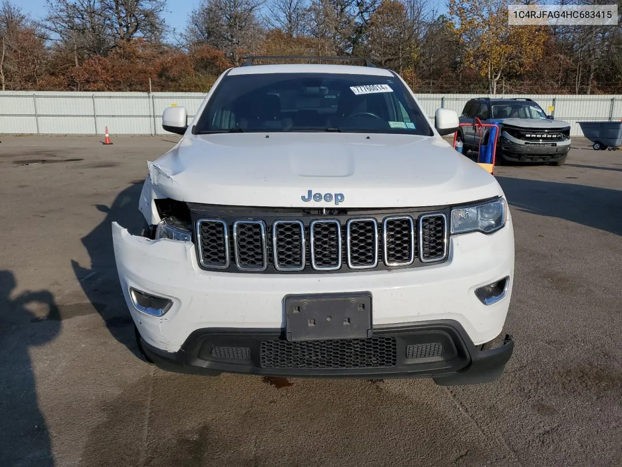 2017 Jeep Grand Cherokee Laredo VIN: 1C4RJFAG4HC683415 Lot: 77760014