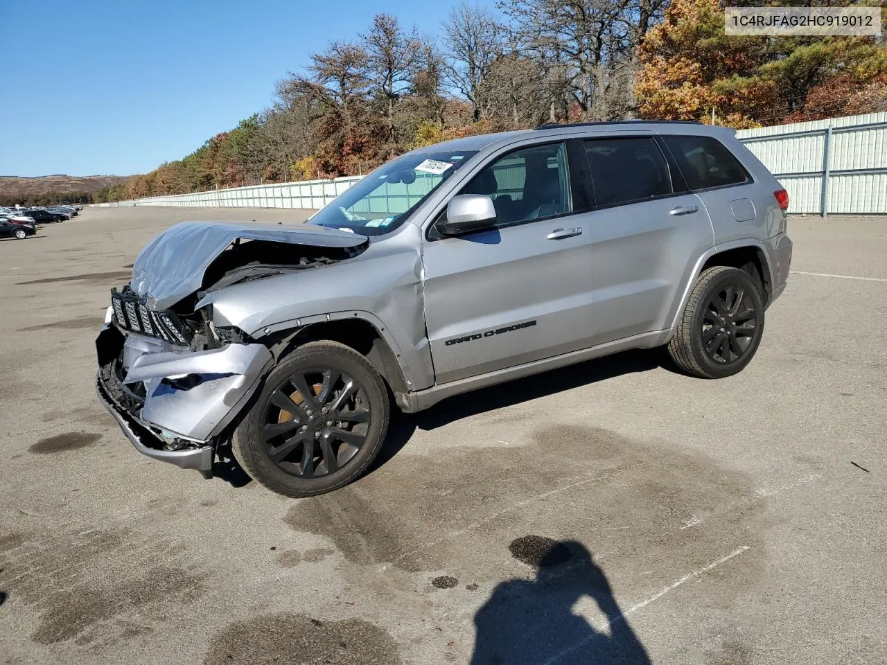 2017 Jeep Grand Cherokee Laredo VIN: 1C4RJFAG2HC919012 Lot: 77805244