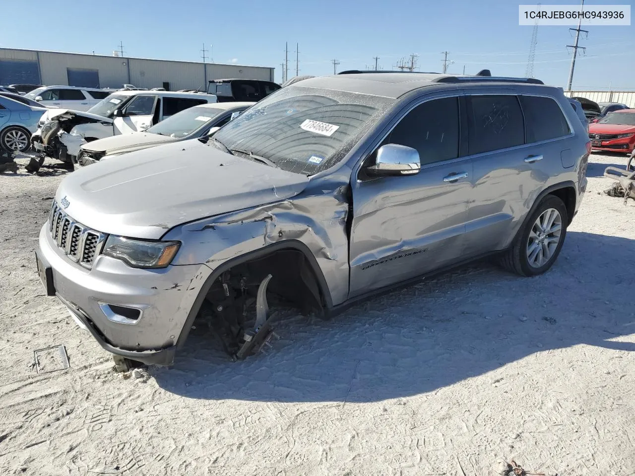 2017 Jeep Grand Cherokee Limited VIN: 1C4RJEBG6HC943936 Lot: 77846684