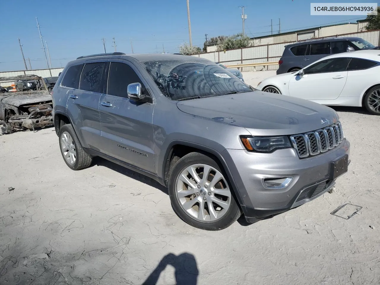 2017 Jeep Grand Cherokee Limited VIN: 1C4RJEBG6HC943936 Lot: 77846684