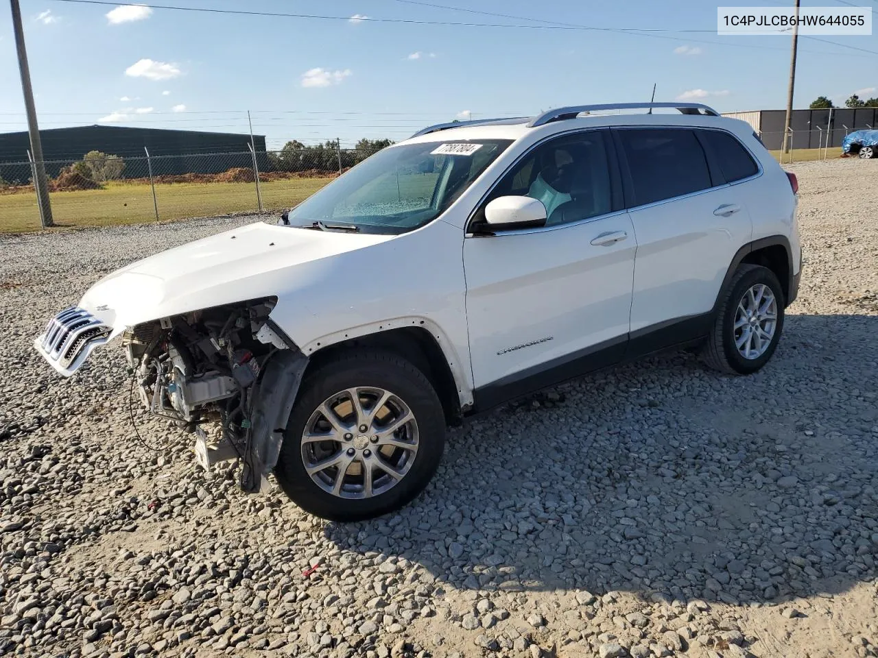 2017 Jeep Cherokee Latitude VIN: 1C4PJLCB6HW644055 Lot: 77887804