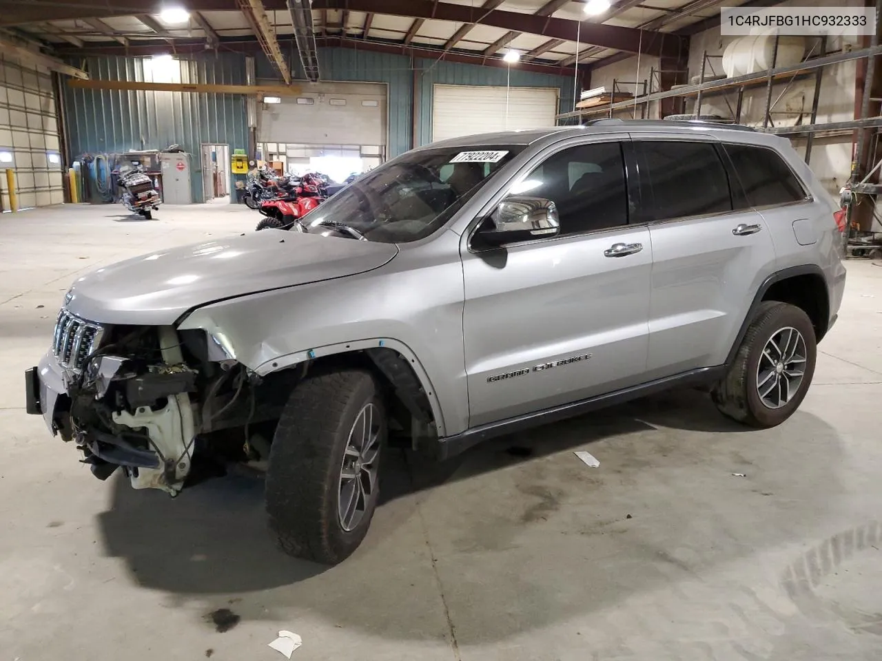 2017 Jeep Grand Cherokee Limited VIN: 1C4RJFBG1HC932333 Lot: 77922204