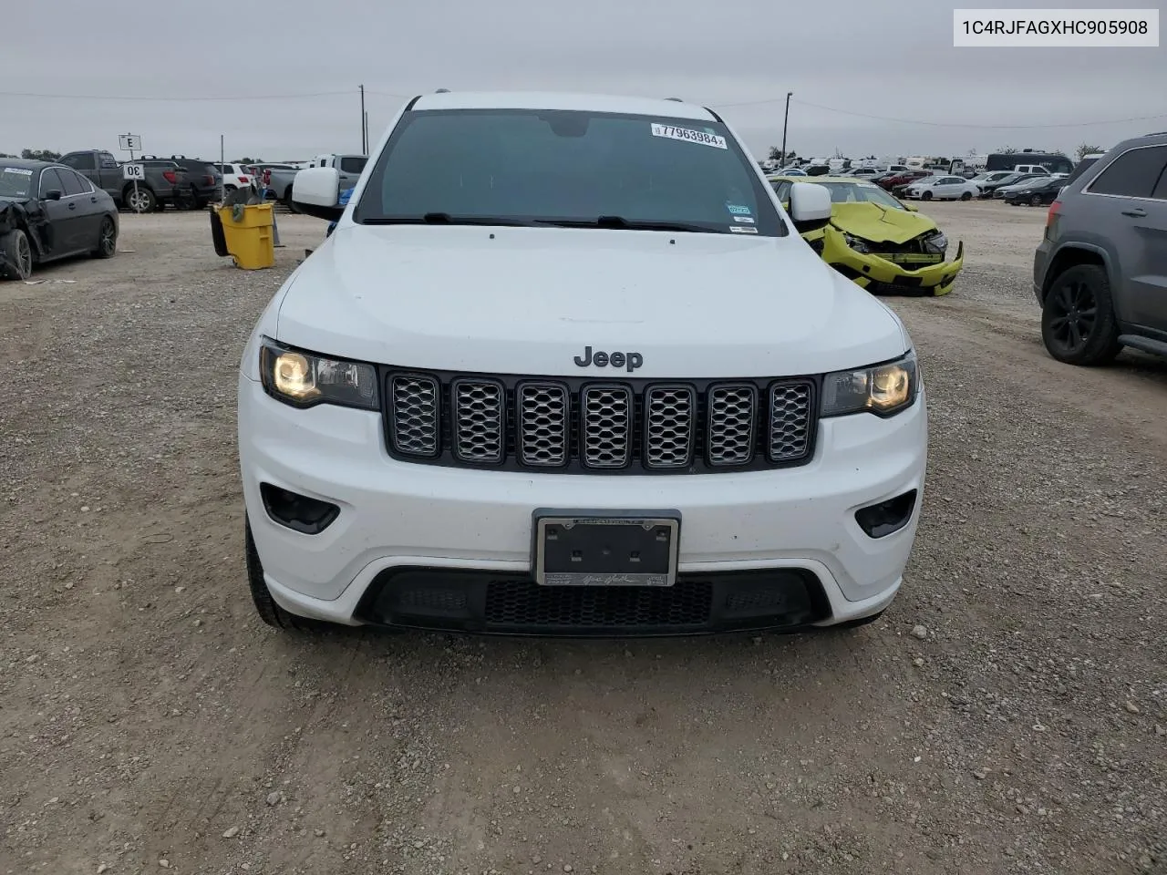 2017 Jeep Grand Cherokee Laredo VIN: 1C4RJFAGXHC905908 Lot: 77963984