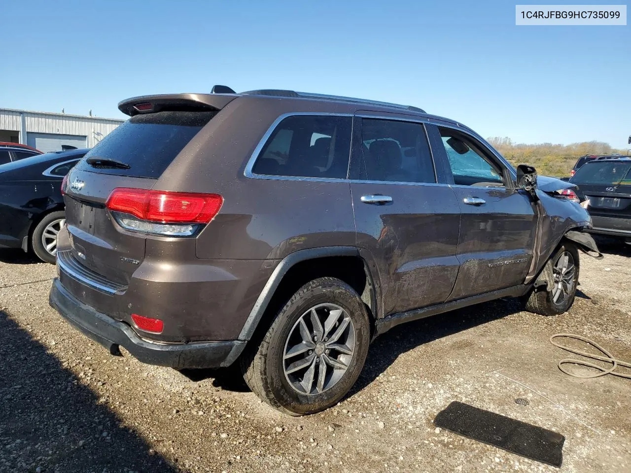 2017 Jeep Grand Cherokee Limited VIN: 1C4RJFBG9HC735099 Lot: 77985114