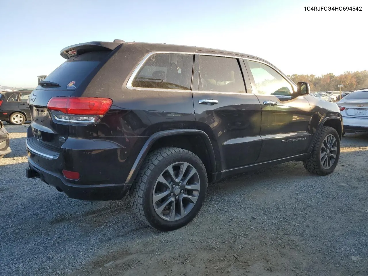 2017 Jeep Grand Cherokee Overland VIN: 1C4RJFCG4HC694542 Lot: 77992544