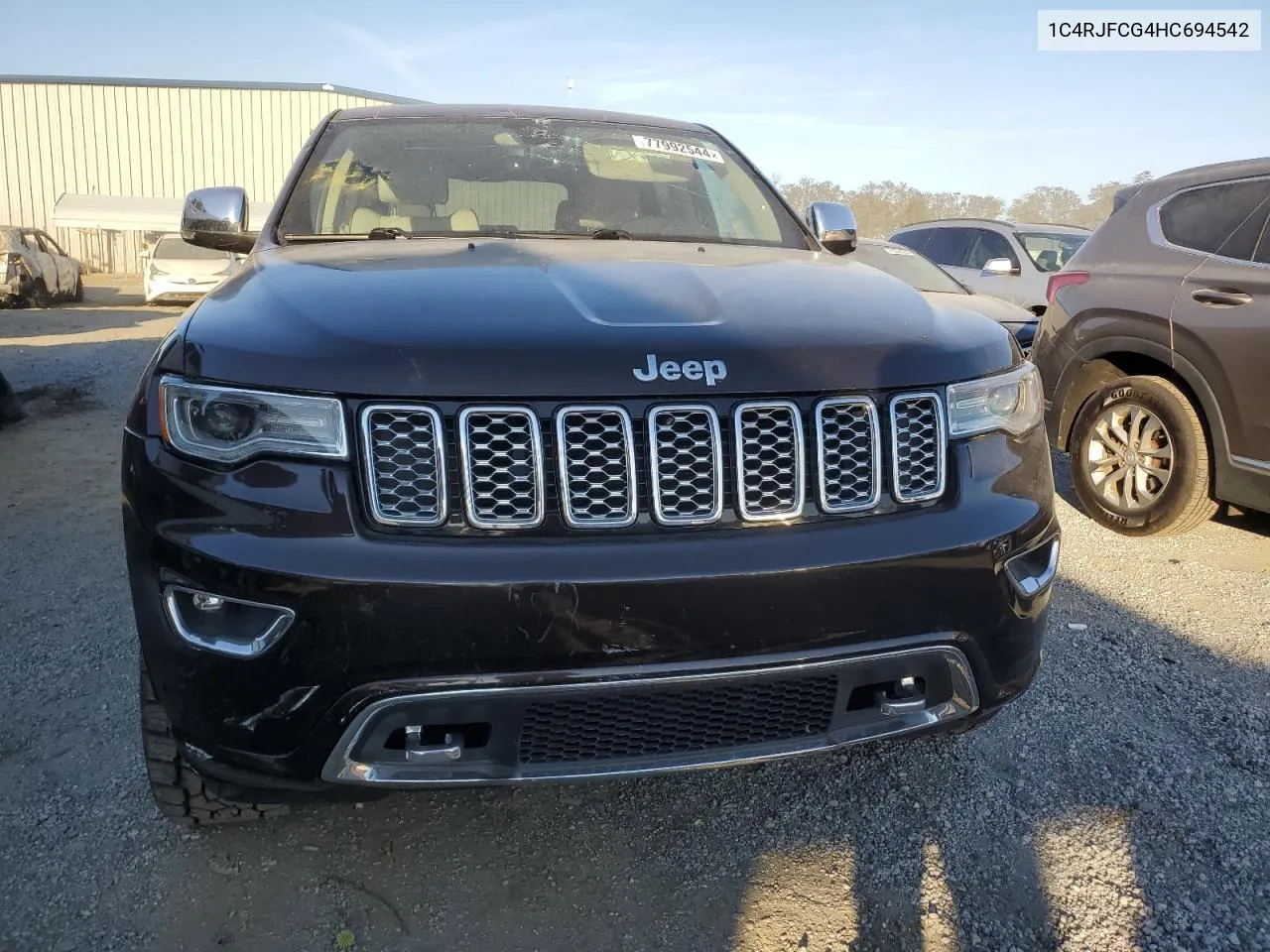 2017 Jeep Grand Cherokee Overland VIN: 1C4RJFCG4HC694542 Lot: 77992544