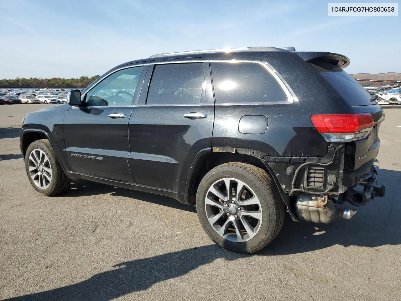 2017 Jeep Grand Cherokee Overland VIN: 1C4RJFCG7HC800658 Lot: 78030984