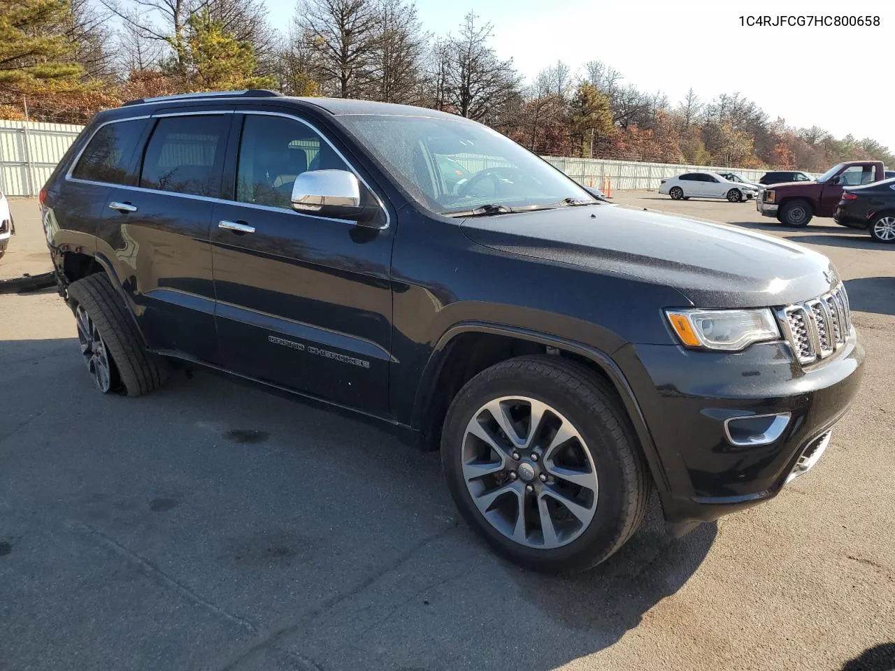 2017 Jeep Grand Cherokee Overland VIN: 1C4RJFCG7HC800658 Lot: 78030984