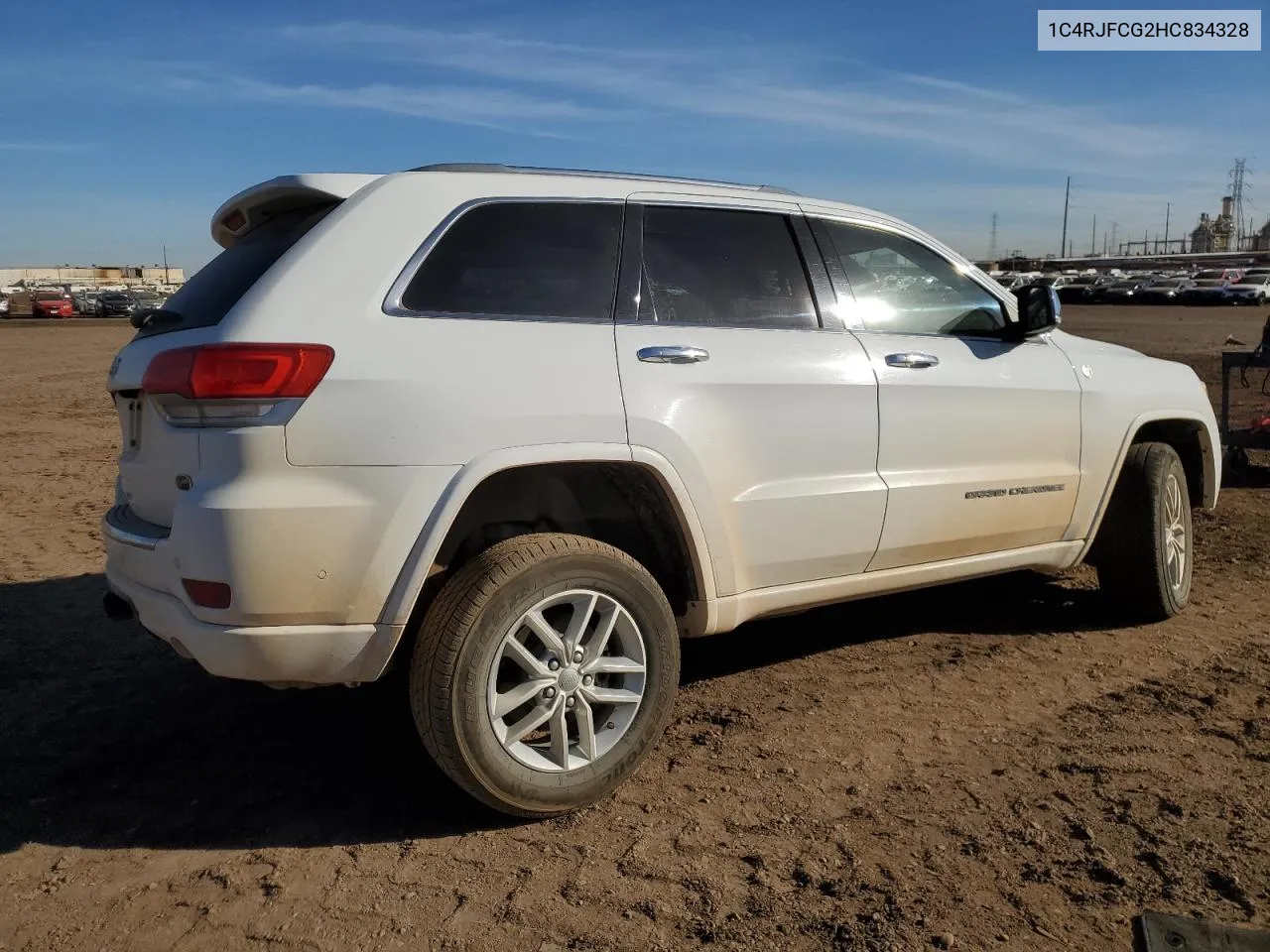 2017 Jeep Grand Cherokee Overland VIN: 1C4RJFCG2HC834328 Lot: 78094644