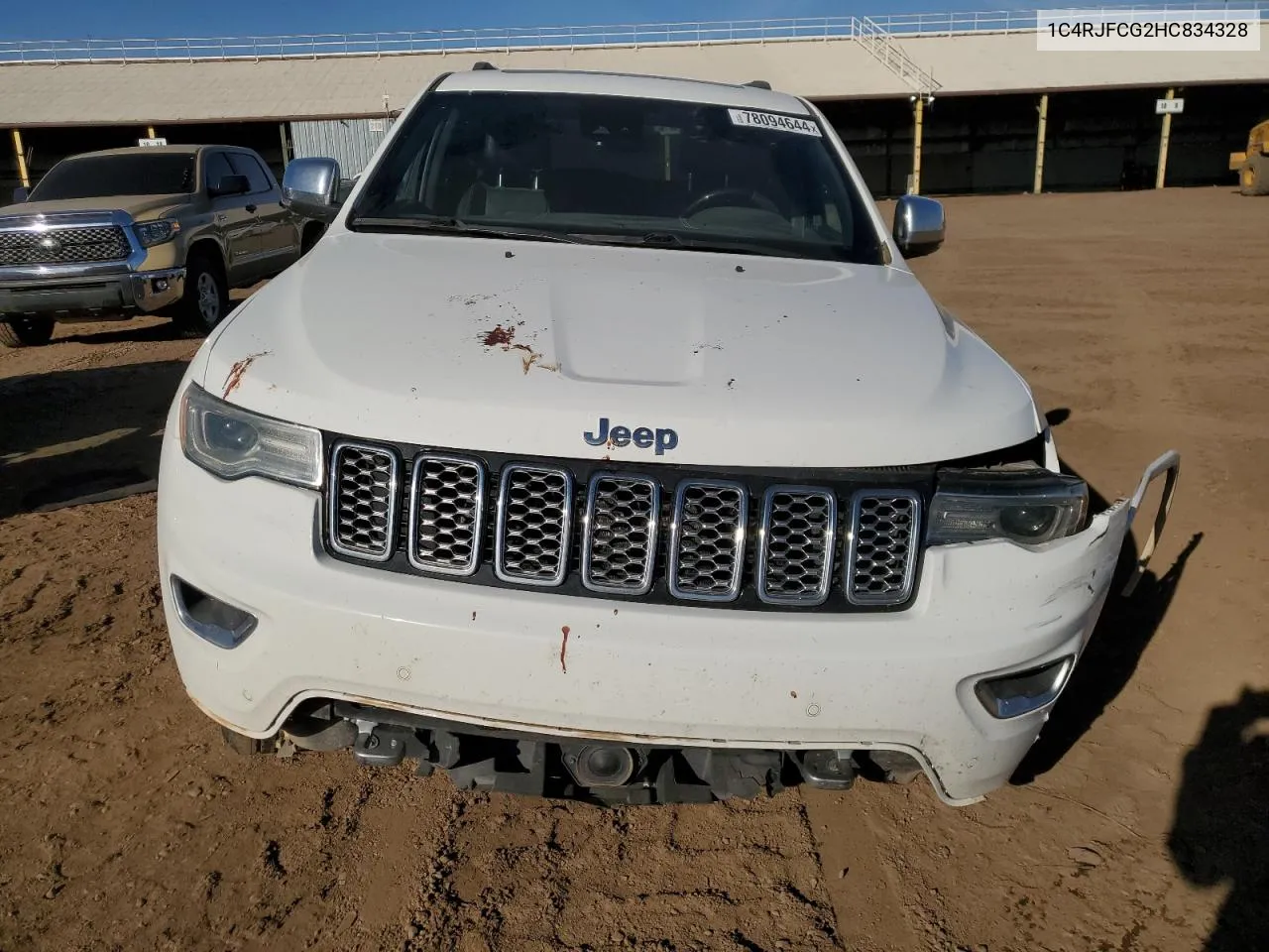 2017 Jeep Grand Cherokee Overland VIN: 1C4RJFCG2HC834328 Lot: 78094644