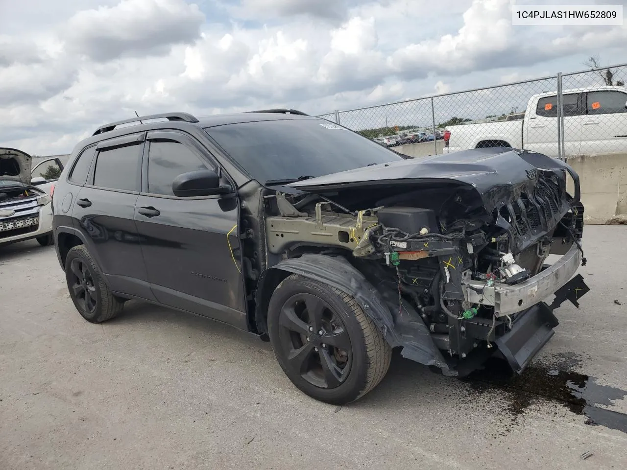 2017 Jeep Cherokee Sport VIN: 1C4PJLAS1HW652809 Lot: 78129954