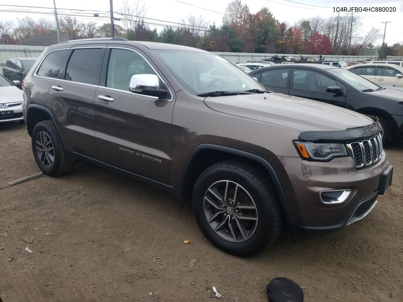 2017 Jeep Grand Cherokee Limited VIN: 1C4RJFBG4HC880020 Lot: 78222674