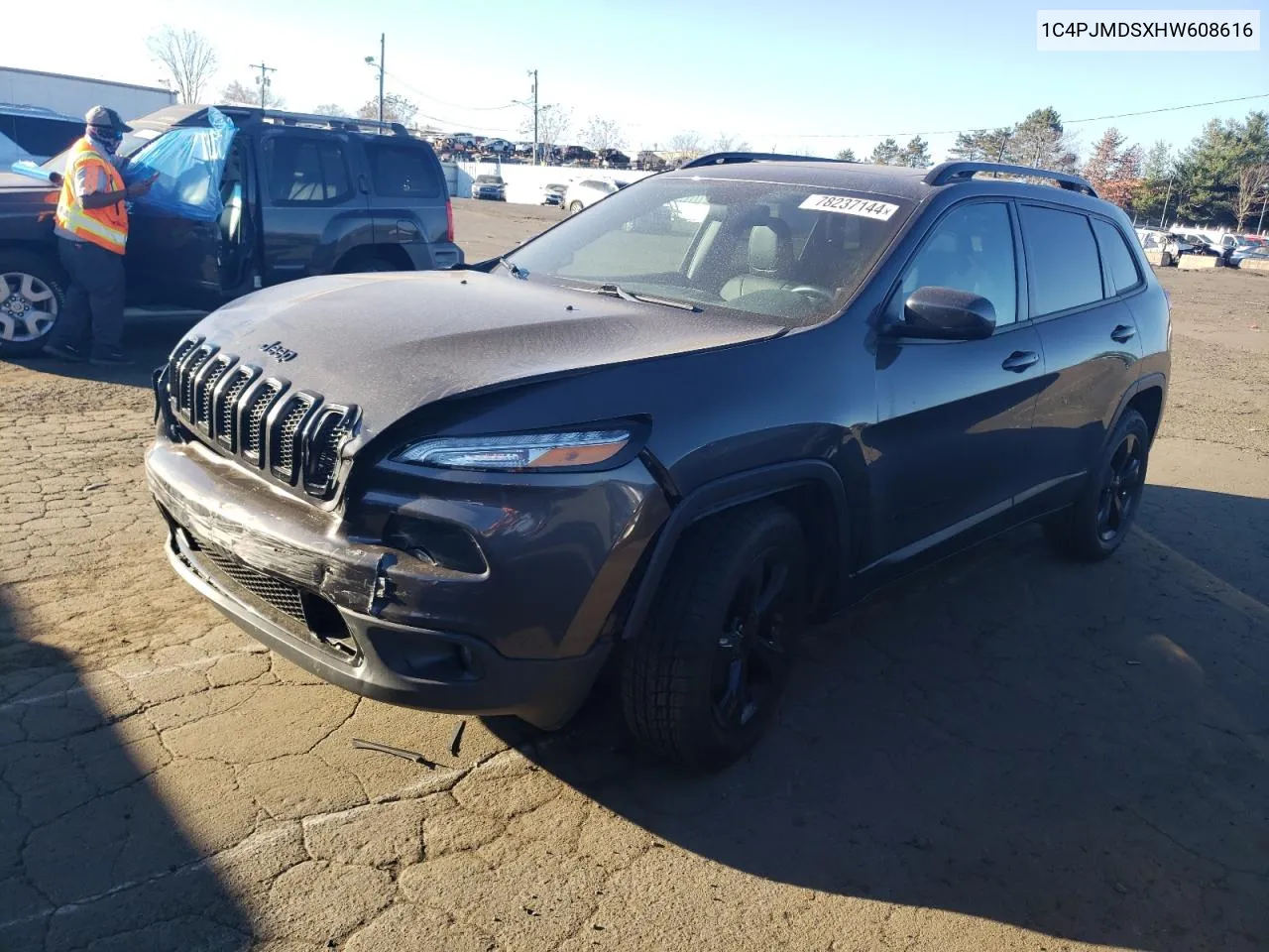 2017 Jeep Cherokee Limited VIN: 1C4PJMDSXHW608616 Lot: 78237144