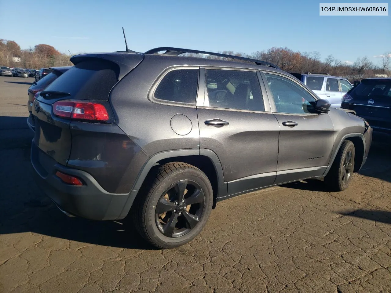 2017 Jeep Cherokee Limited VIN: 1C4PJMDSXHW608616 Lot: 78237144