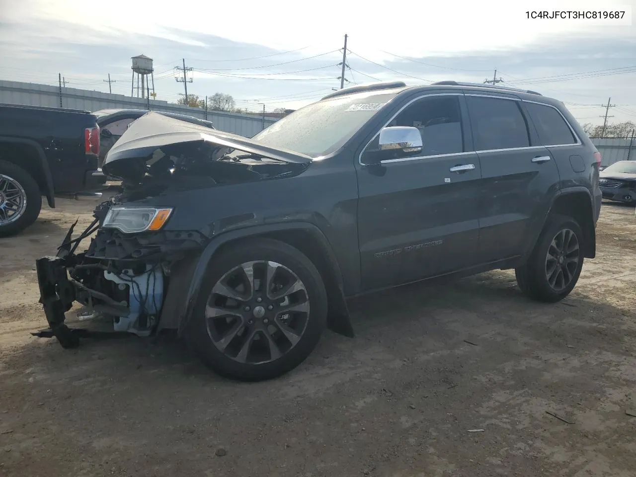 2017 Jeep Grand Cherokee Overland VIN: 1C4RJFCT3HC819687 Lot: 78416994