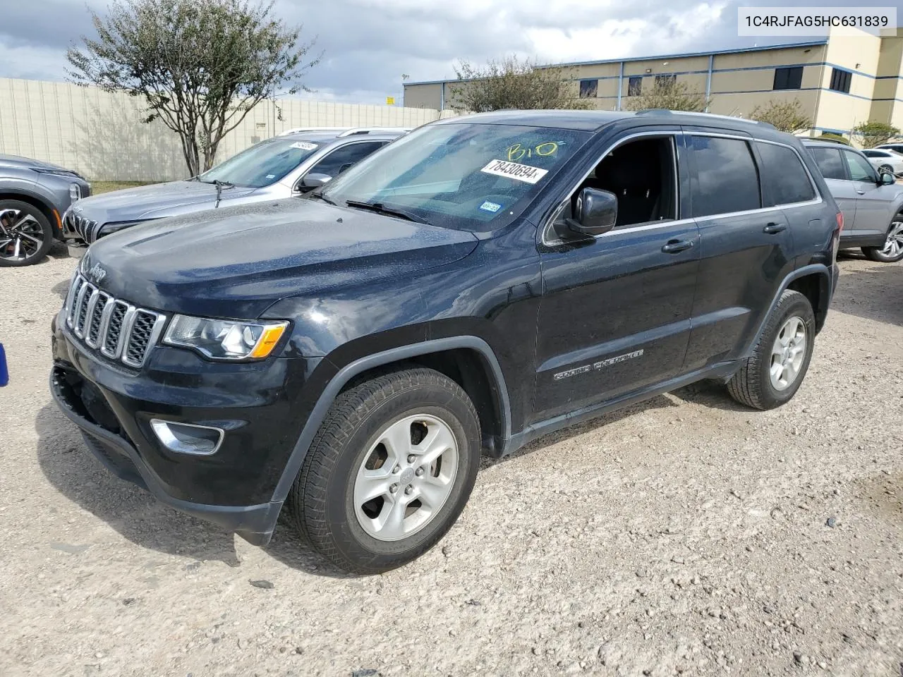 2017 Jeep Grand Cherokee Laredo VIN: 1C4RJFAG5HC631839 Lot: 78430694