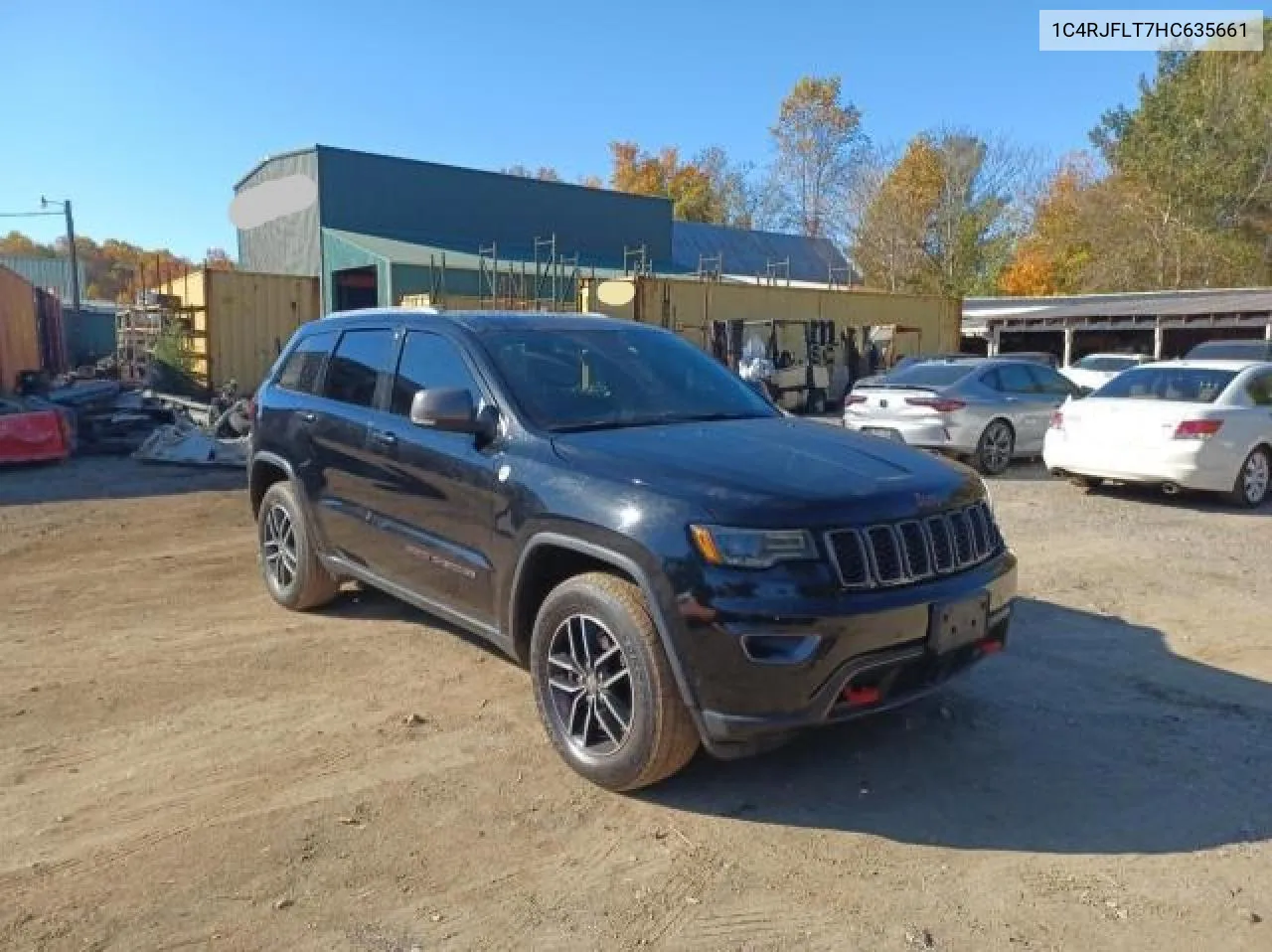 2017 Jeep Grand Cherokee Trailhawk VIN: 1C4RJFLT7HC635661 Lot: 78435534