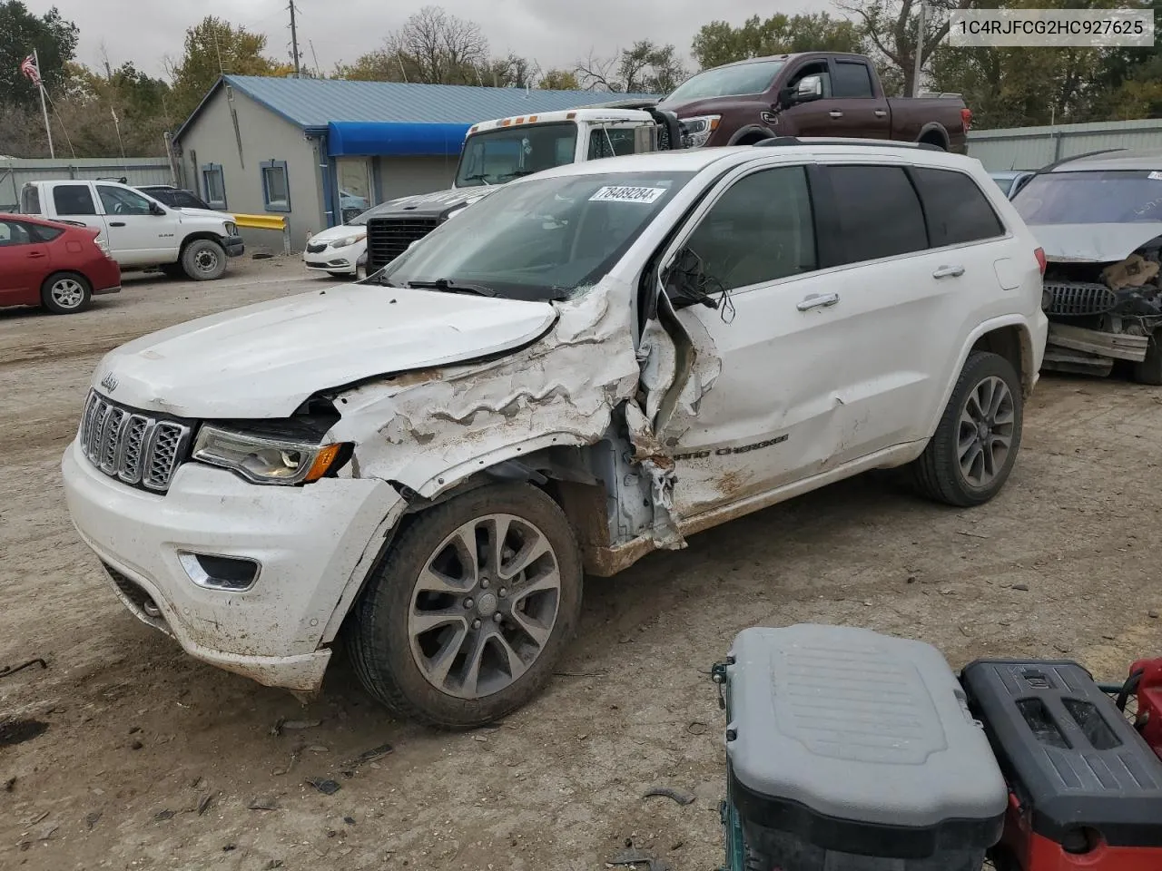 2017 Jeep Grand Cherokee Overland VIN: 1C4RJFCG2HC927625 Lot: 78489284