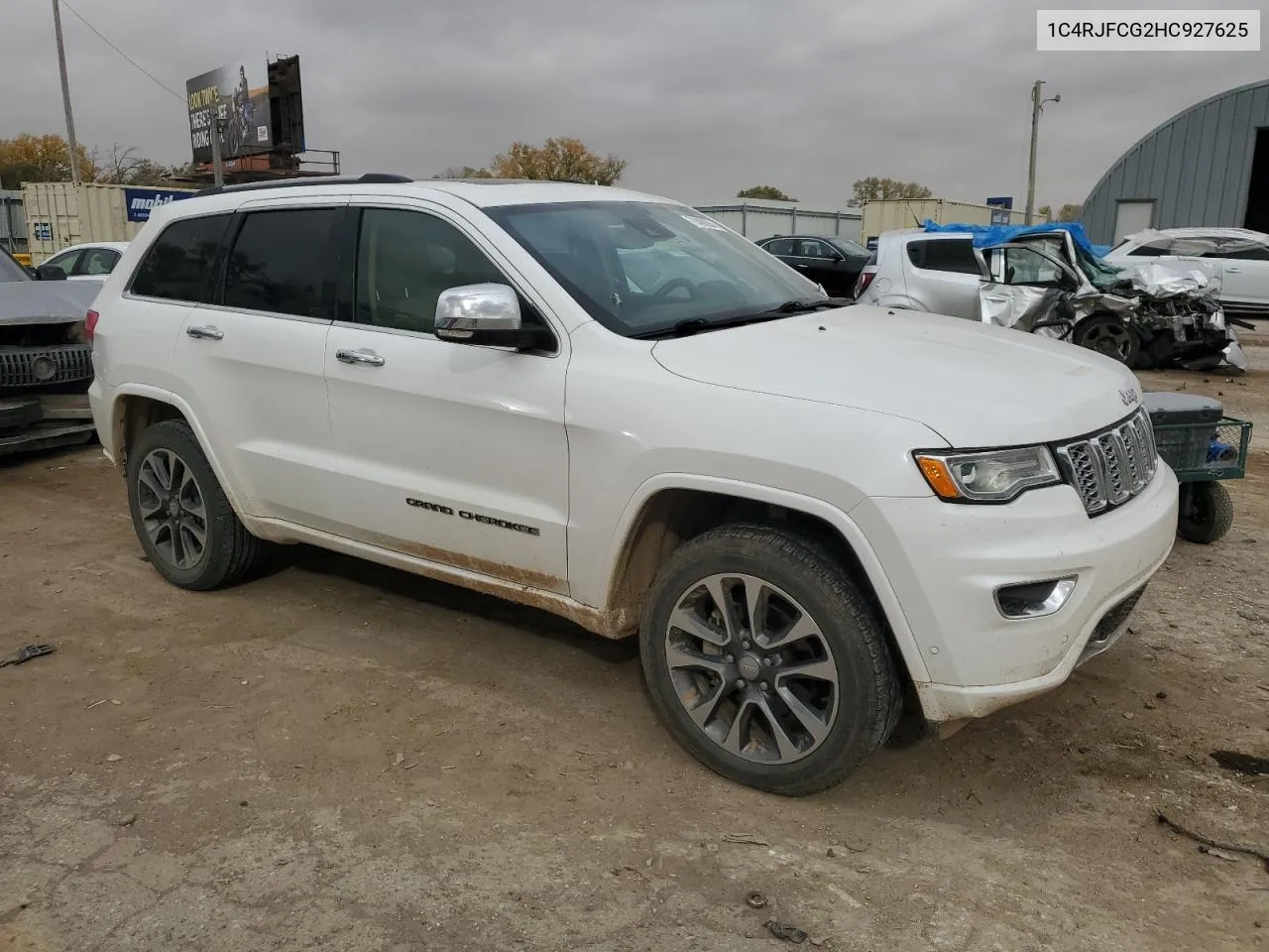 2017 Jeep Grand Cherokee Overland VIN: 1C4RJFCG2HC927625 Lot: 78489284