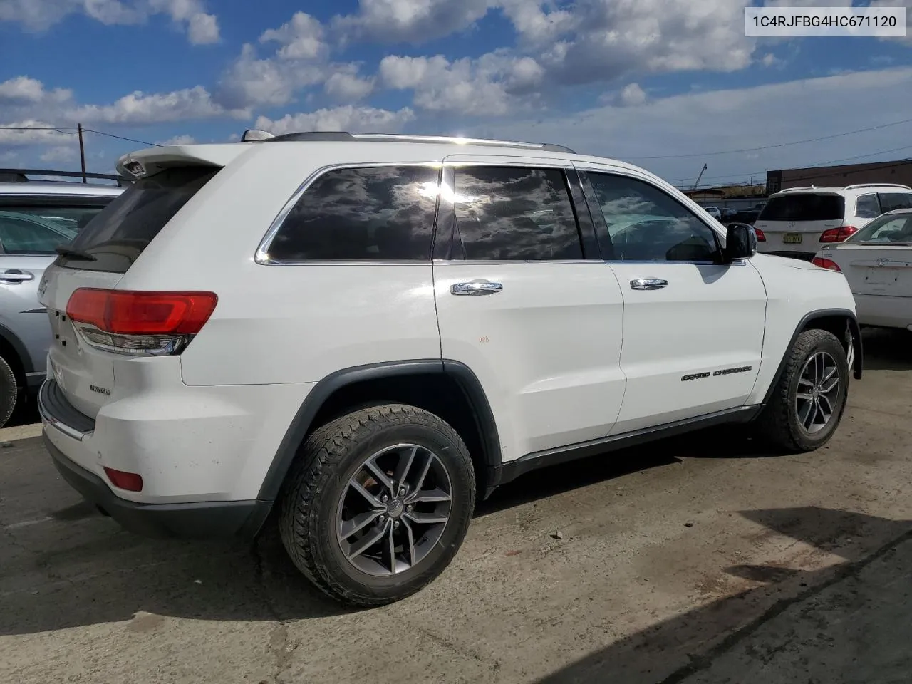 2017 Jeep Grand Cherokee Limited VIN: 1C4RJFBG4HC671120 Lot: 78497534