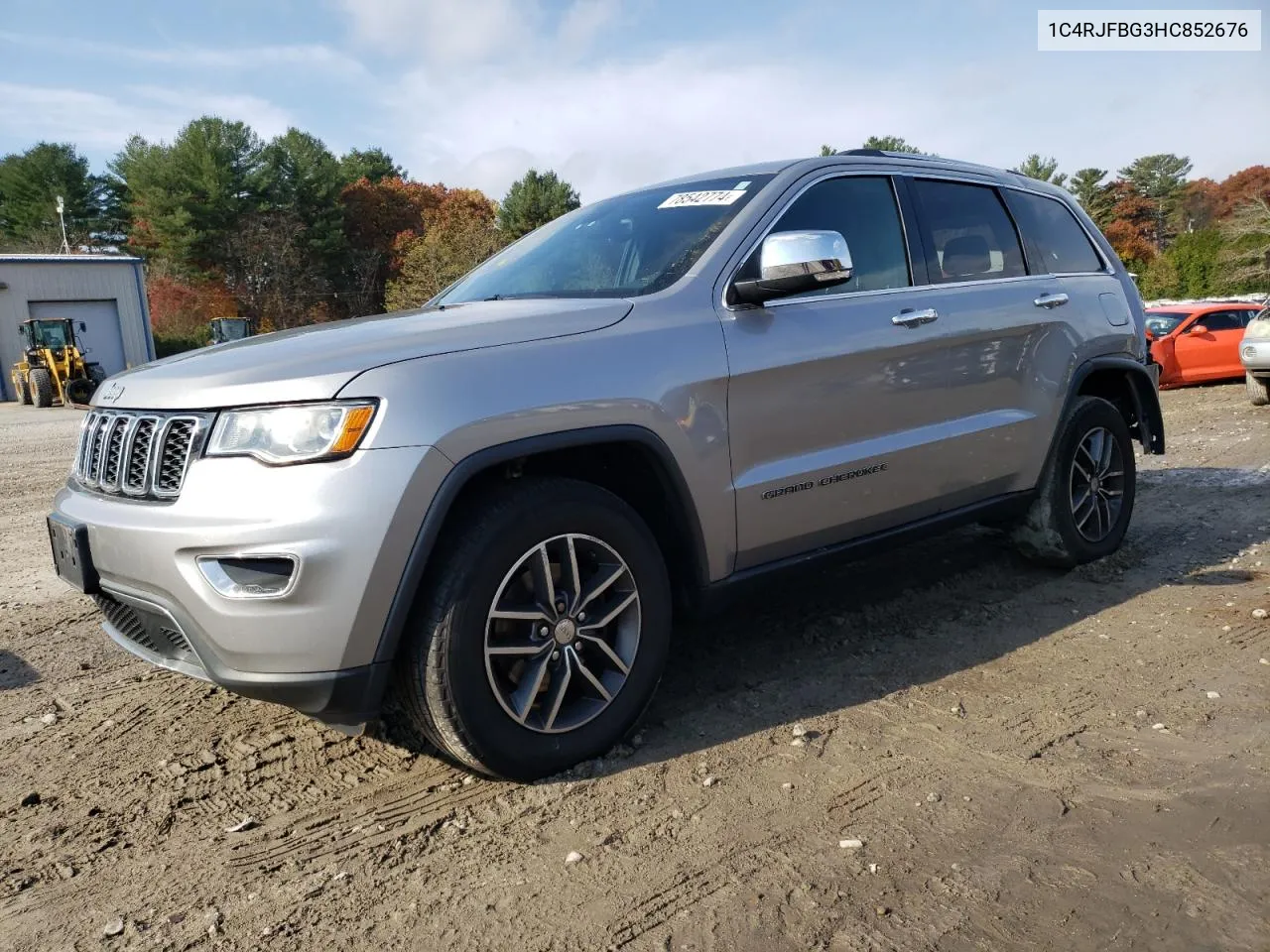 2017 Jeep Grand Cherokee Limited VIN: 1C4RJFBG3HC852676 Lot: 78542774