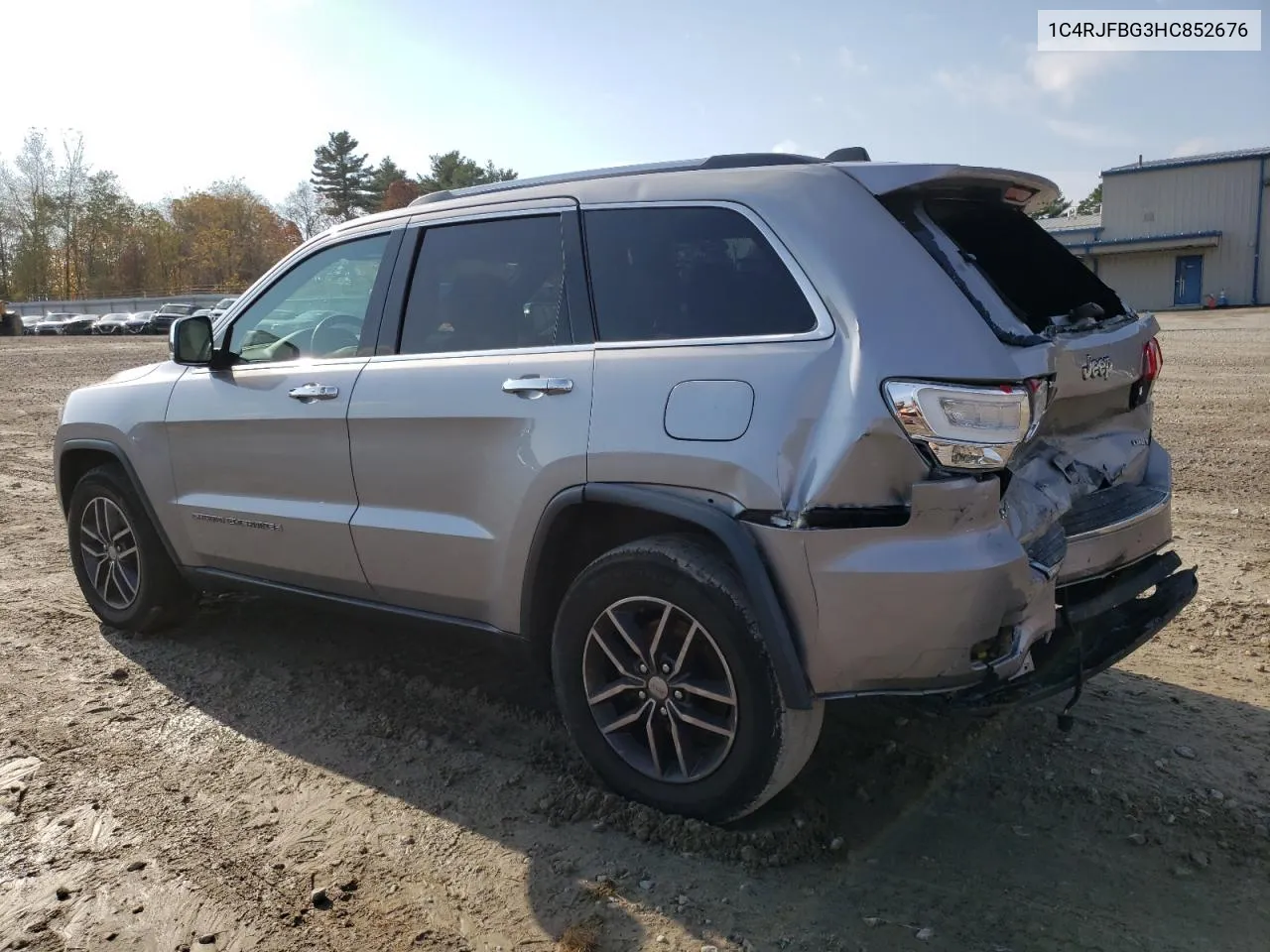 2017 Jeep Grand Cherokee Limited VIN: 1C4RJFBG3HC852676 Lot: 78542774