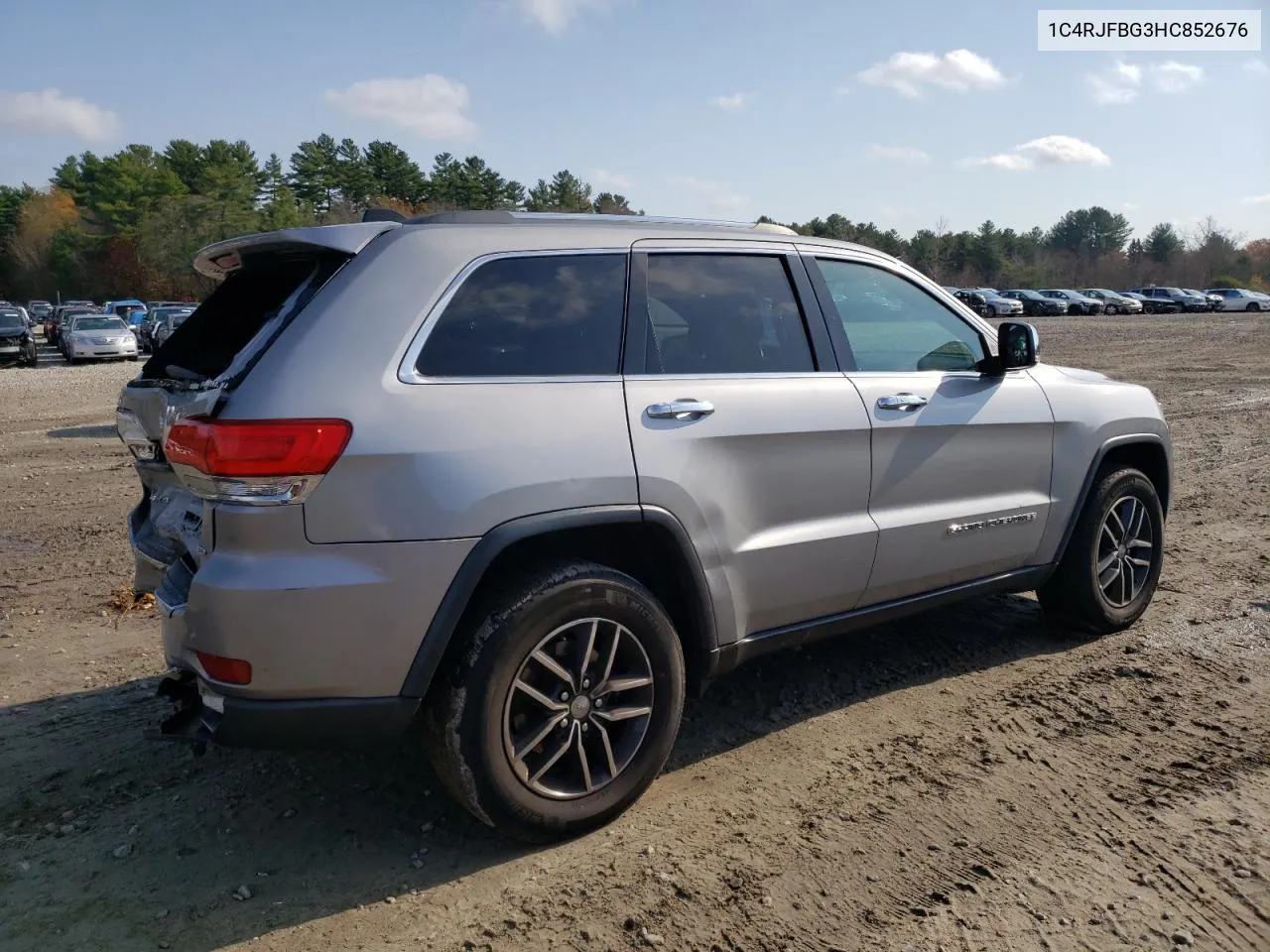 2017 Jeep Grand Cherokee Limited VIN: 1C4RJFBG3HC852676 Lot: 78542774