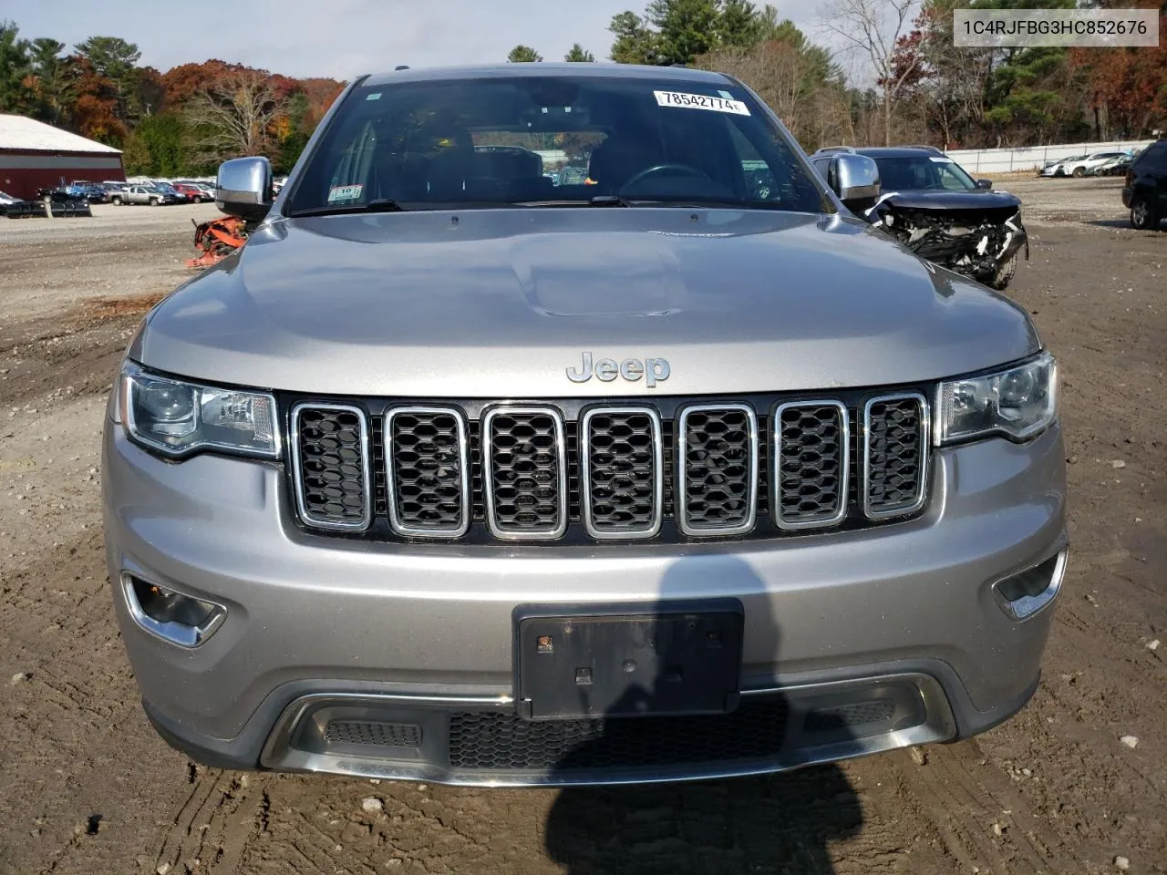 2017 Jeep Grand Cherokee Limited VIN: 1C4RJFBG3HC852676 Lot: 78542774