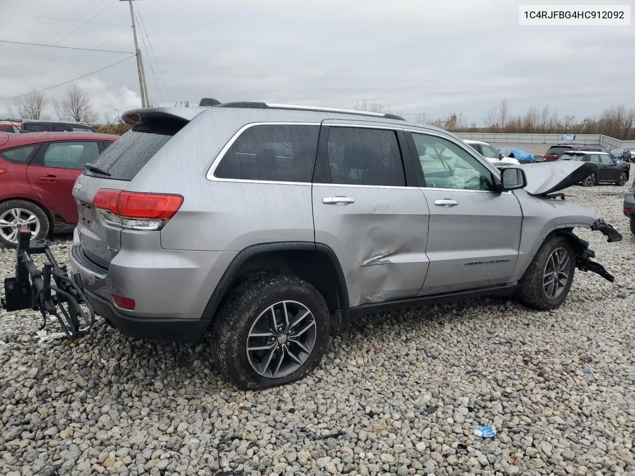 2017 Jeep Grand Cherokee Limited VIN: 1C4RJFBG4HC912092 Lot: 78576844